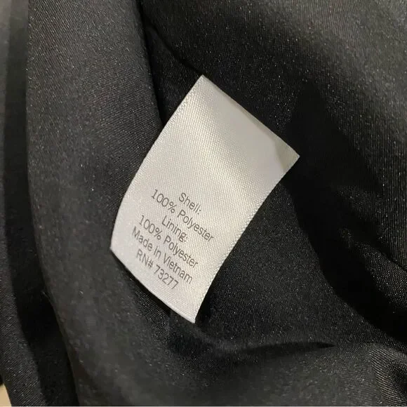 Lauren Conrad Velvet Moto zip Jacket Black Size S - Picture 7 of 10